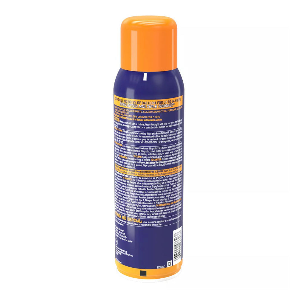 Microban Citrus Scent 24 Hour Disinfectant Sanitizing Spray - 15 Oz