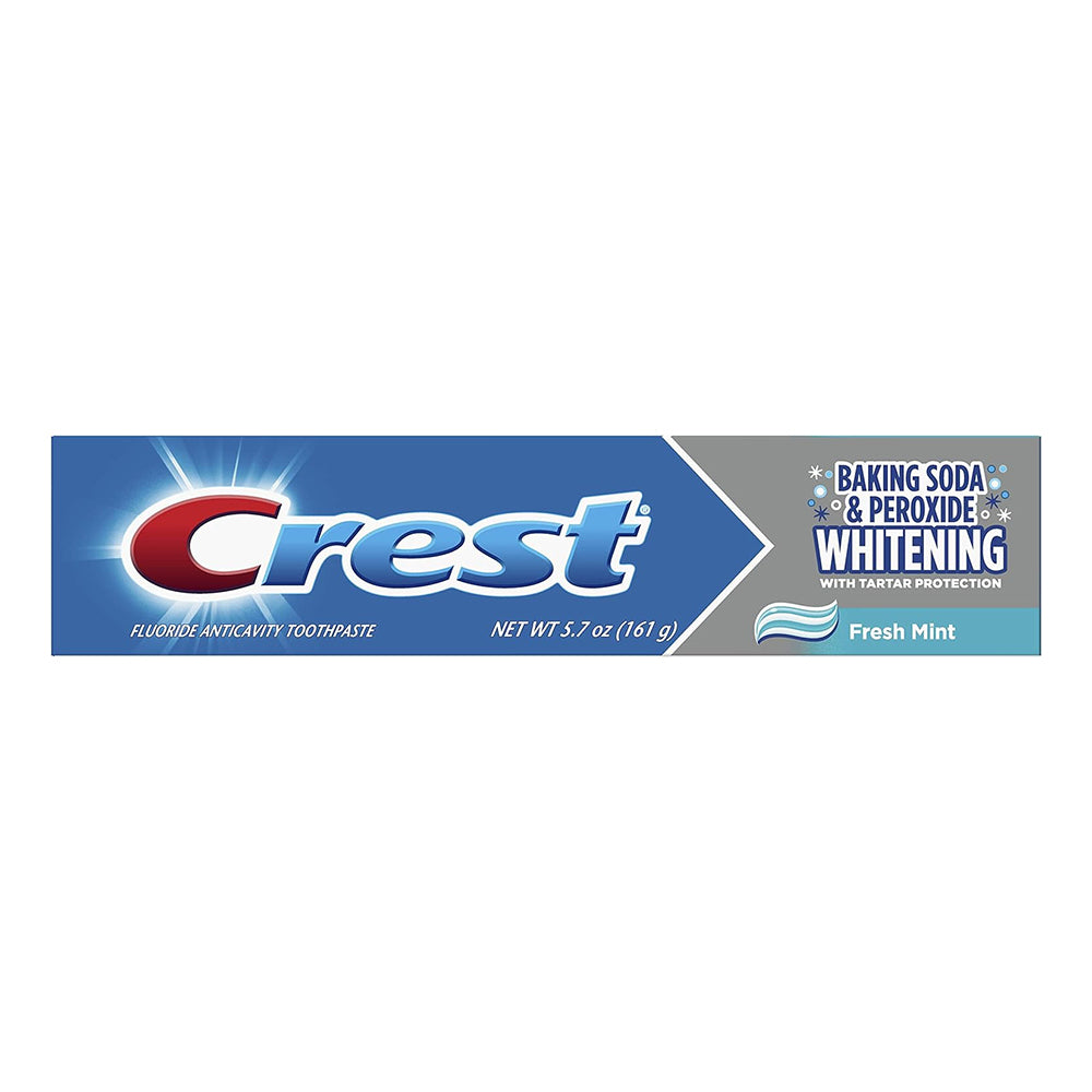 Crest Cavity Protection Toothpaste, Whitening Baking Soda, Fresh Mint, 5.7 Oz