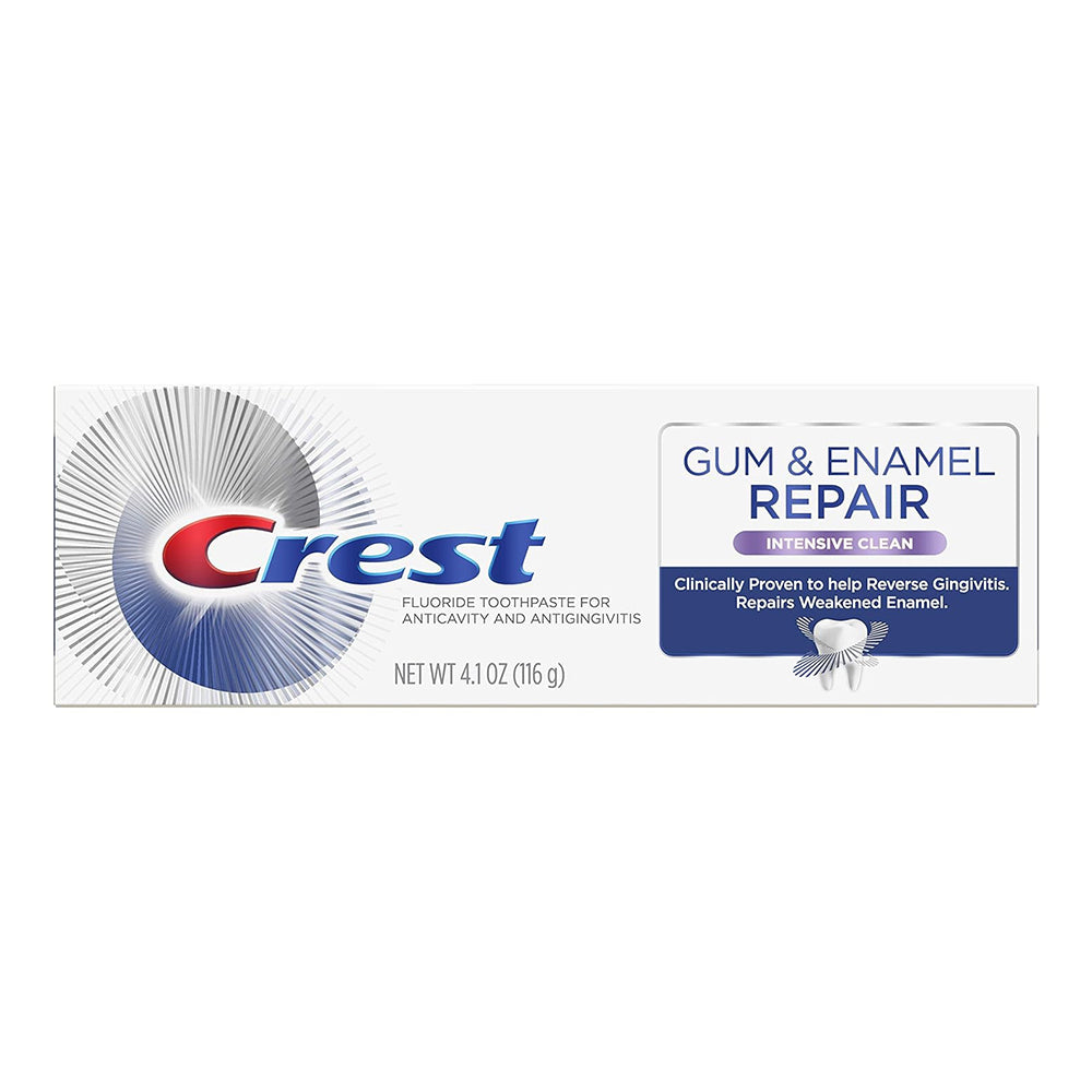 Crest Gum And Enamel Repair Toothpaste, Intensive Clean, Mint, 4.1 Oz