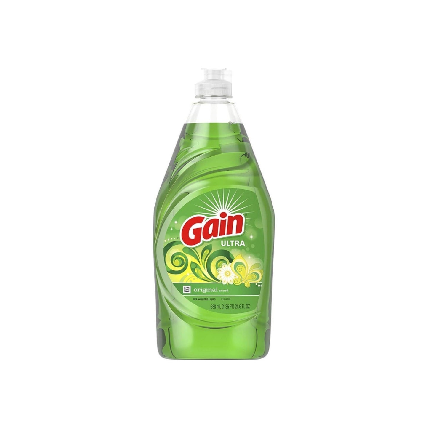 Gain Ultra Dishwashing Liquid, Original 21.6 Oz
