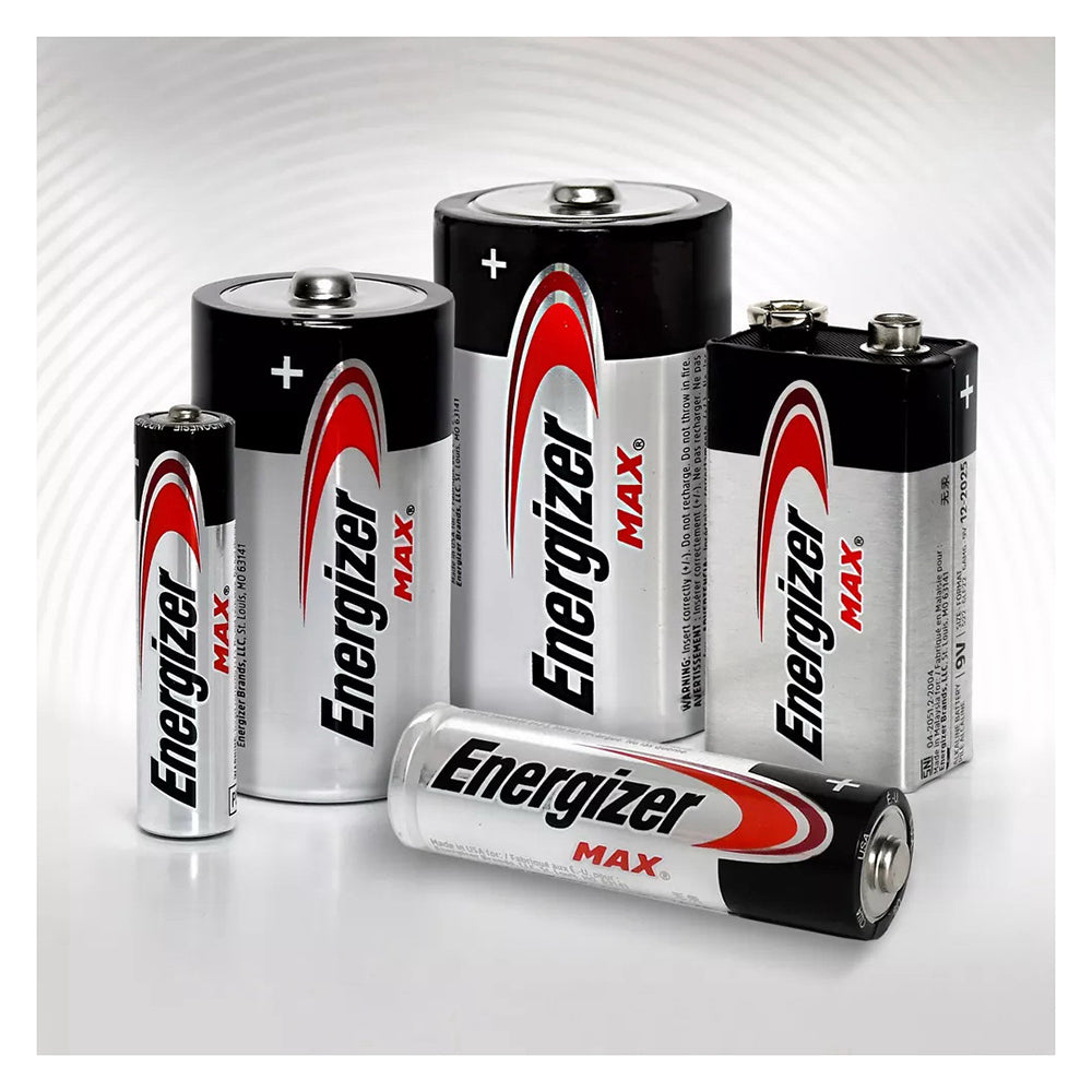 Energizer Max Alkaline Batteries, C, 2 Batteries
