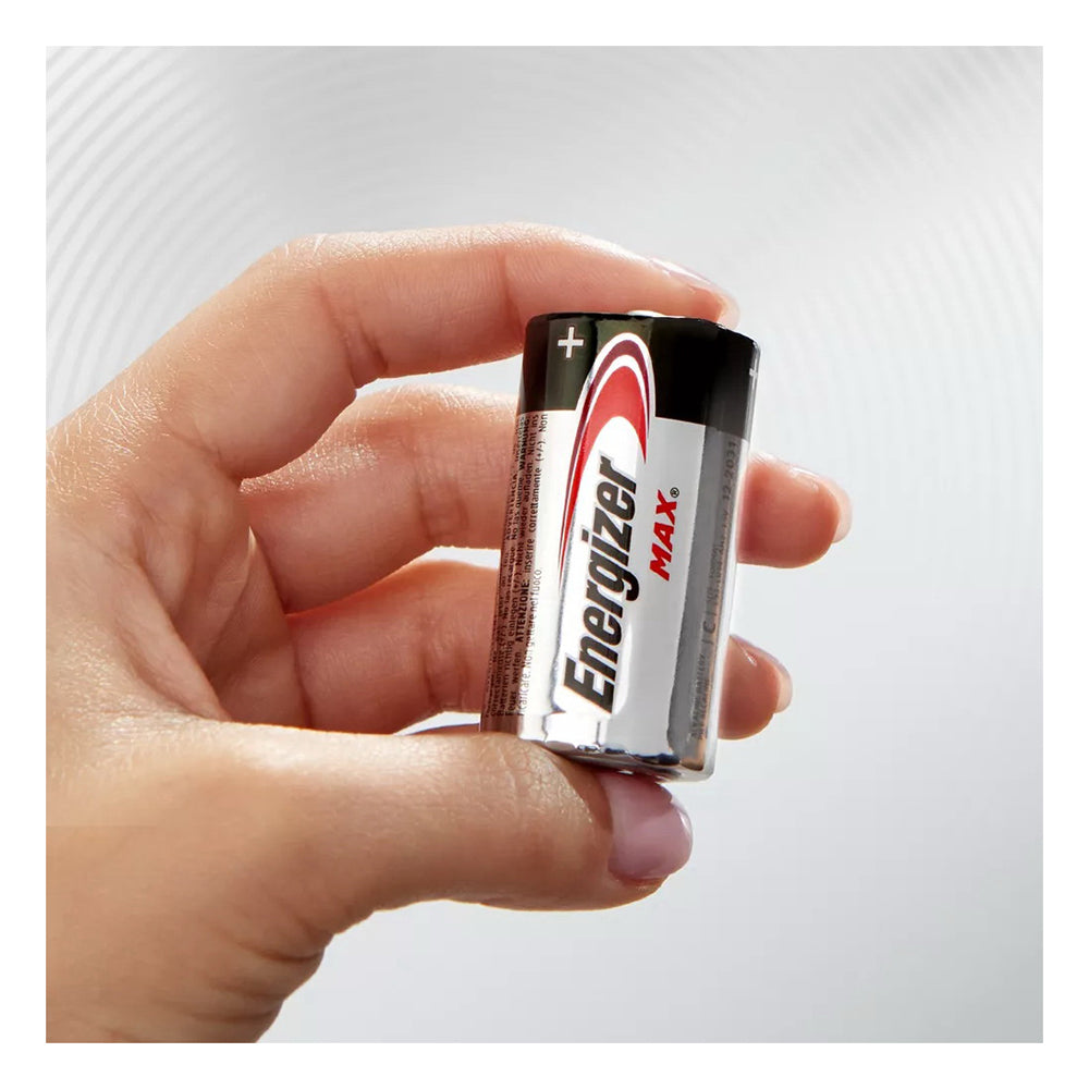Energizer Max Alkaline Batteries, C, 2 Batteries