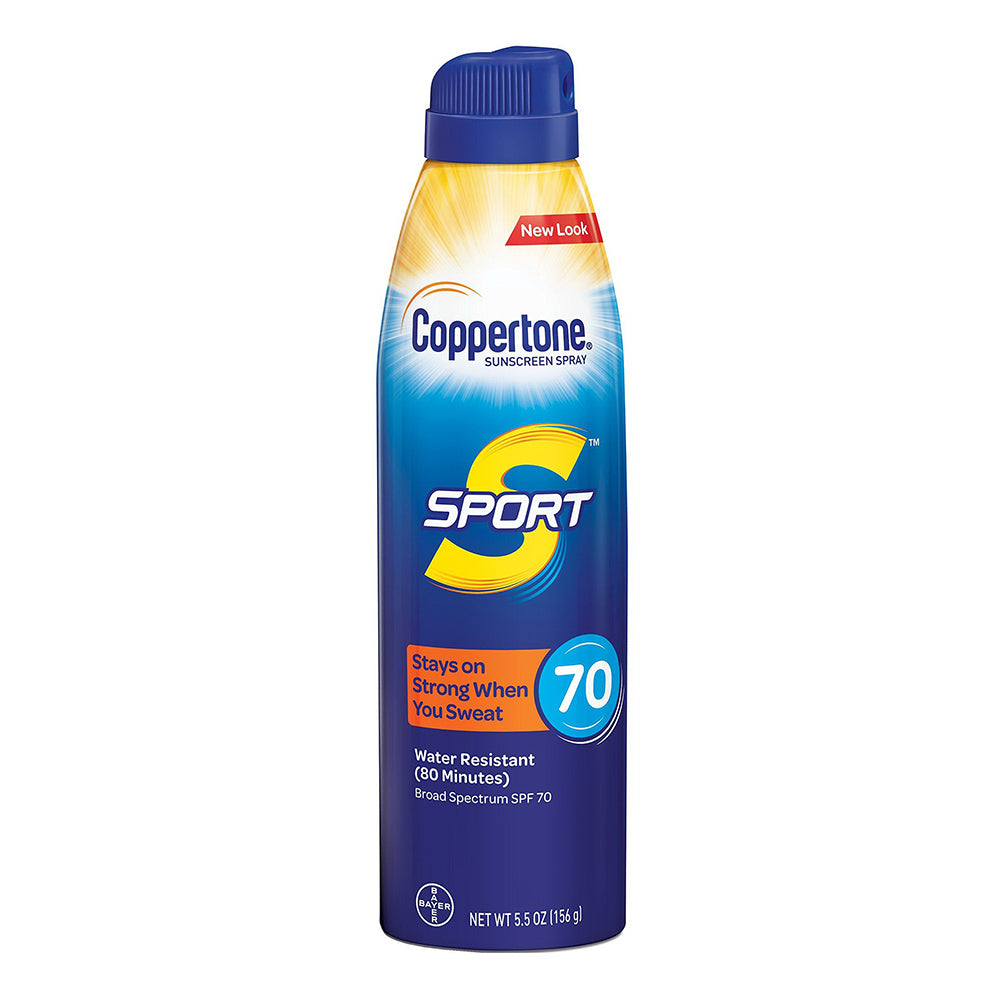 Coppertone Sport Spf 70 Sunscreen Spray - 5.5 Oz