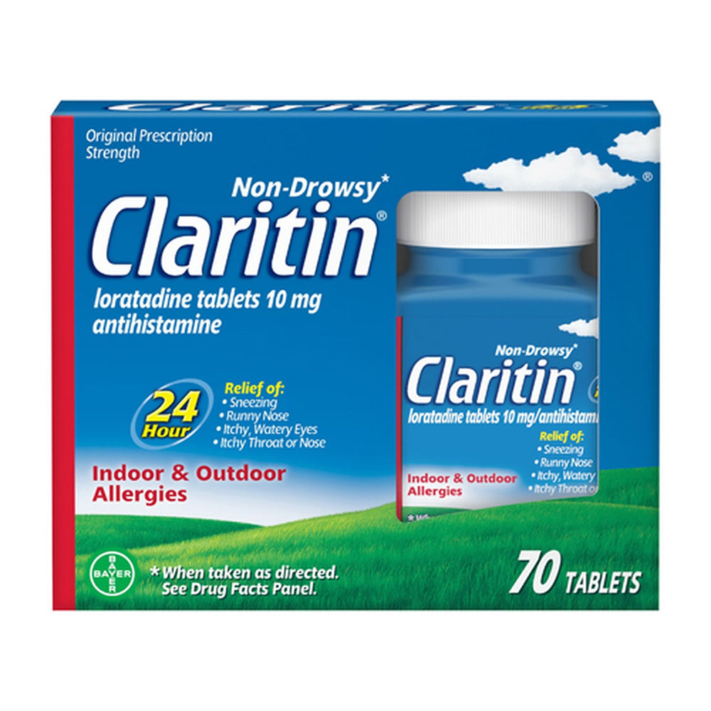 Claritin Indoor & Outdoor Non-Drowsy Allergies Tablets - 70 Ea