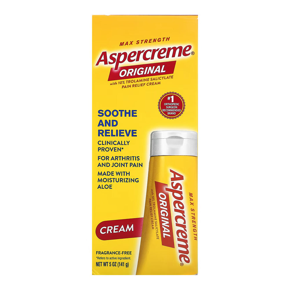 Aspercreme Maximum Strength Pain Relief Cream With Aloe - 5 Oz