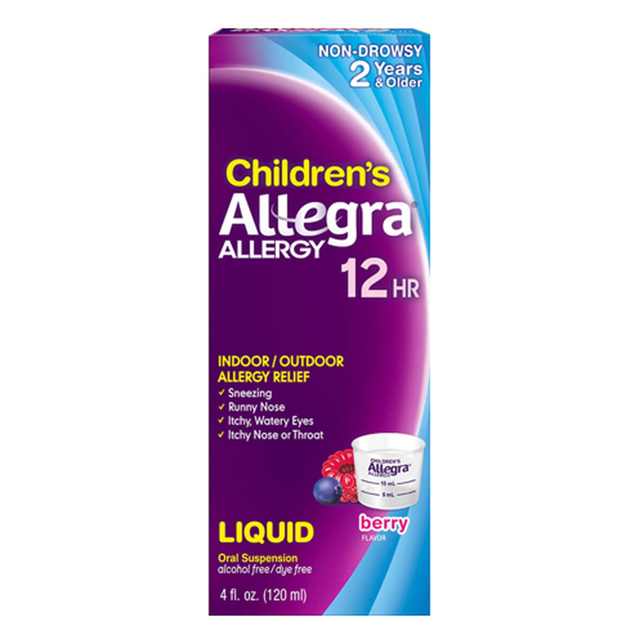 Allegra Children'S Allergy Relief Oral Suspension Berry Liquid - 4 Fl Oz