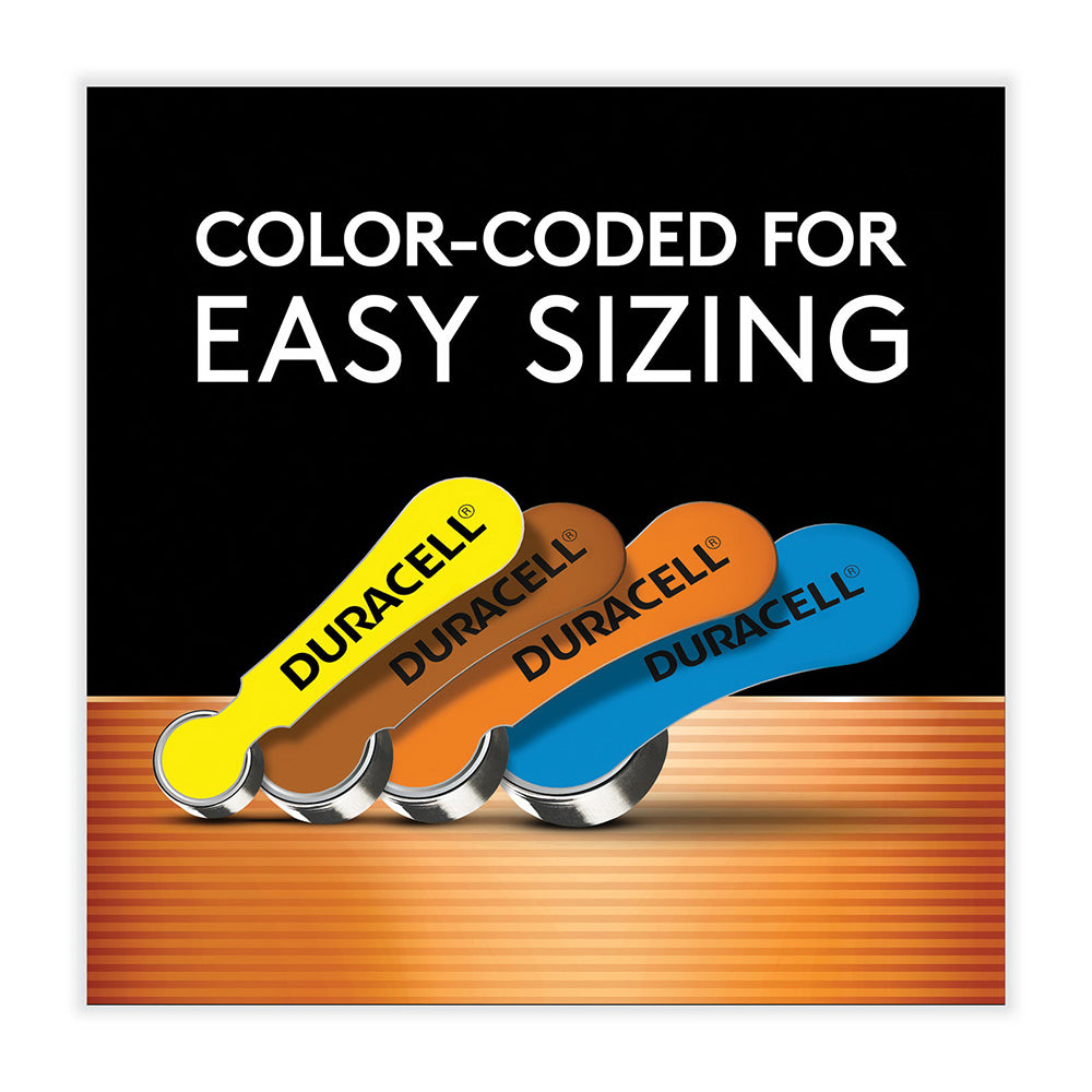 Duracell Da10B16Zm10 Button Cell Hearing Aid Battery, 10, 16/Pk