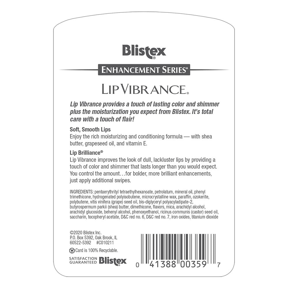 Blistex Lip Vibrance, Lip Protectant 0.13 Oz