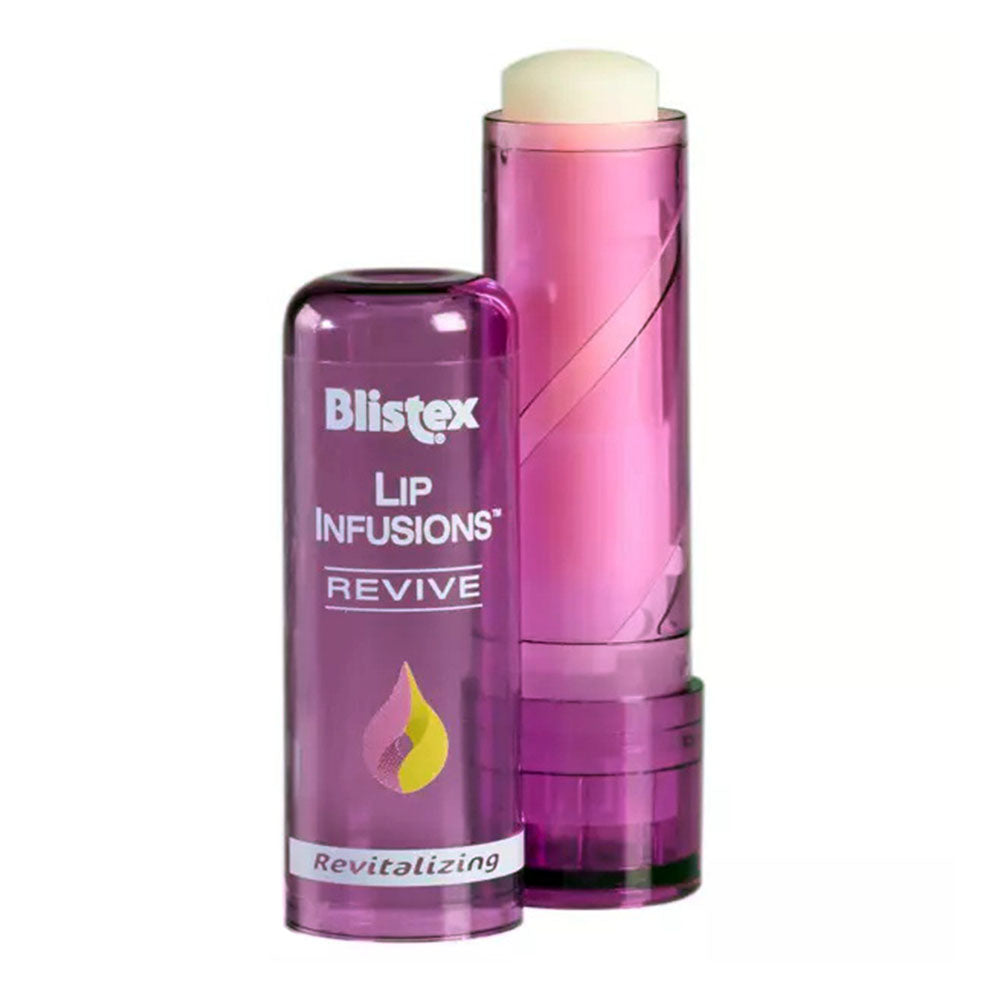 Blistex Lip Infusions Revive Lip Moisturizer, Chia Seed, Ginseng, 0.13 Oz
