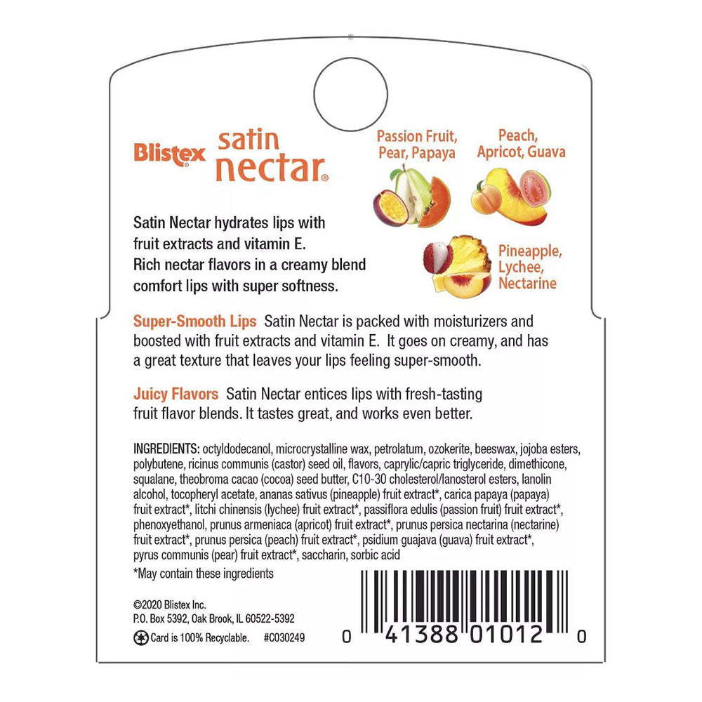 Blistex Satin Nectar Lip Moisturizer Variety Value Pack 0.15 Ounce