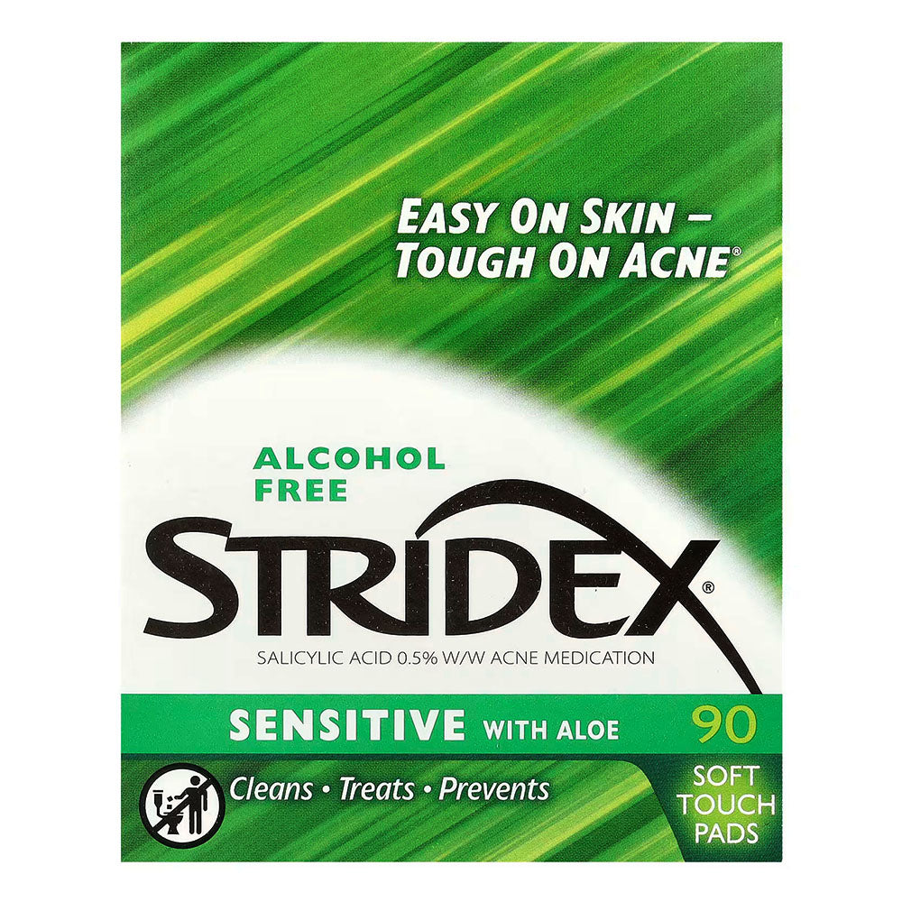 Stri-Dex Daily Care Sensitive With Aloe Pads 90 Each