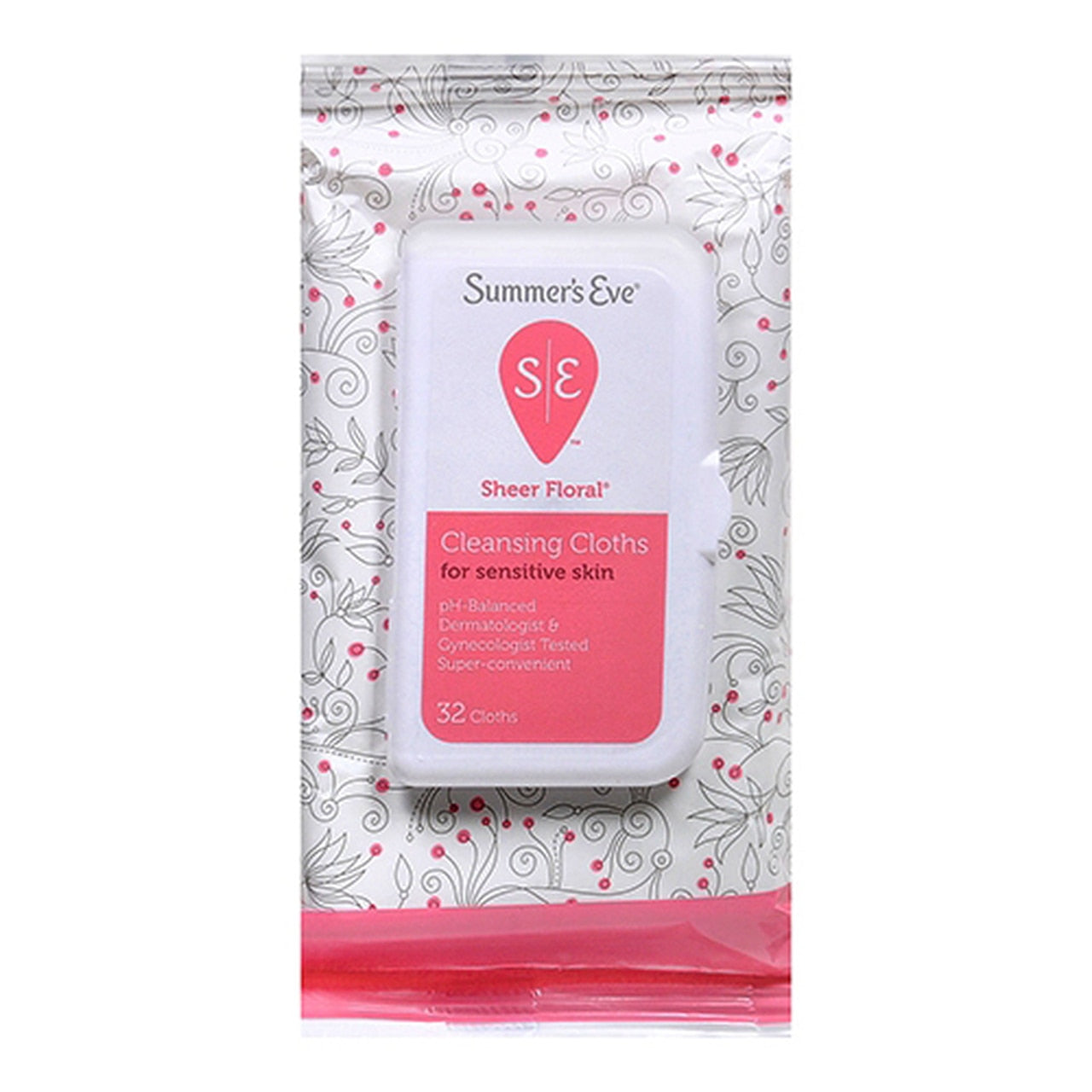 Summer'S Eve Sheer Floral Sensitive Skin Feminine Cleansing Wash - 32 Ea