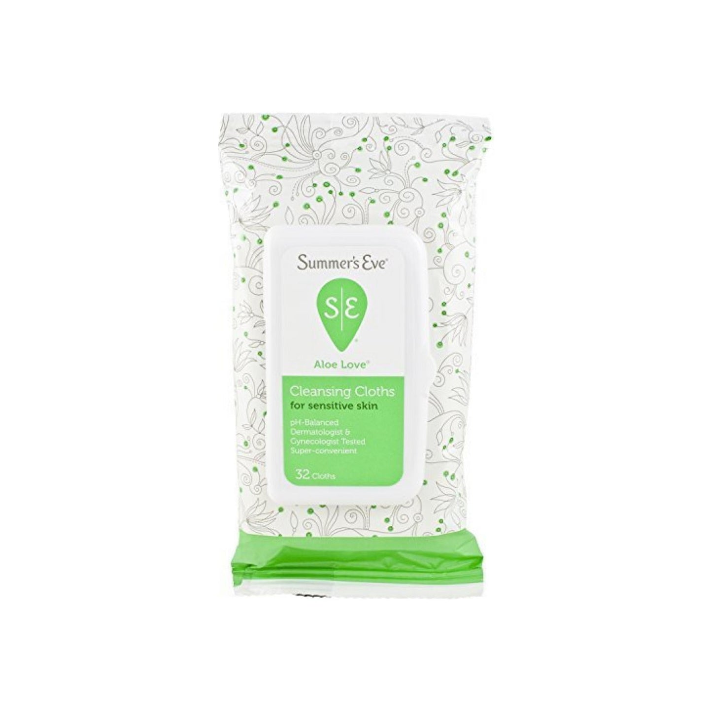 Summer'S Eve Cleansing Cloths, Aloe Love 32 Ea