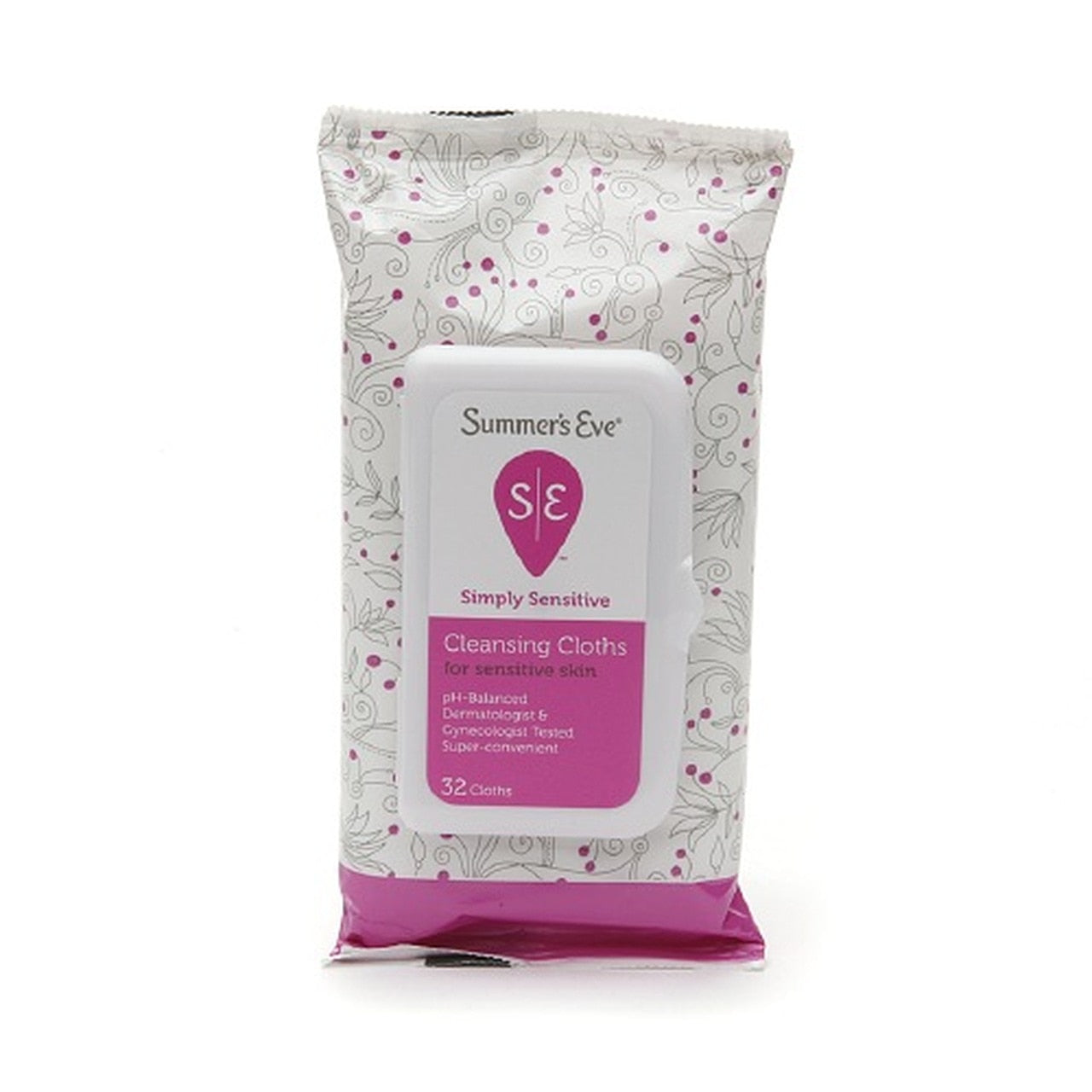 Summer'S Eve Simply Sensitive Ph Balanced Cleansing Cloths - 32 Ea