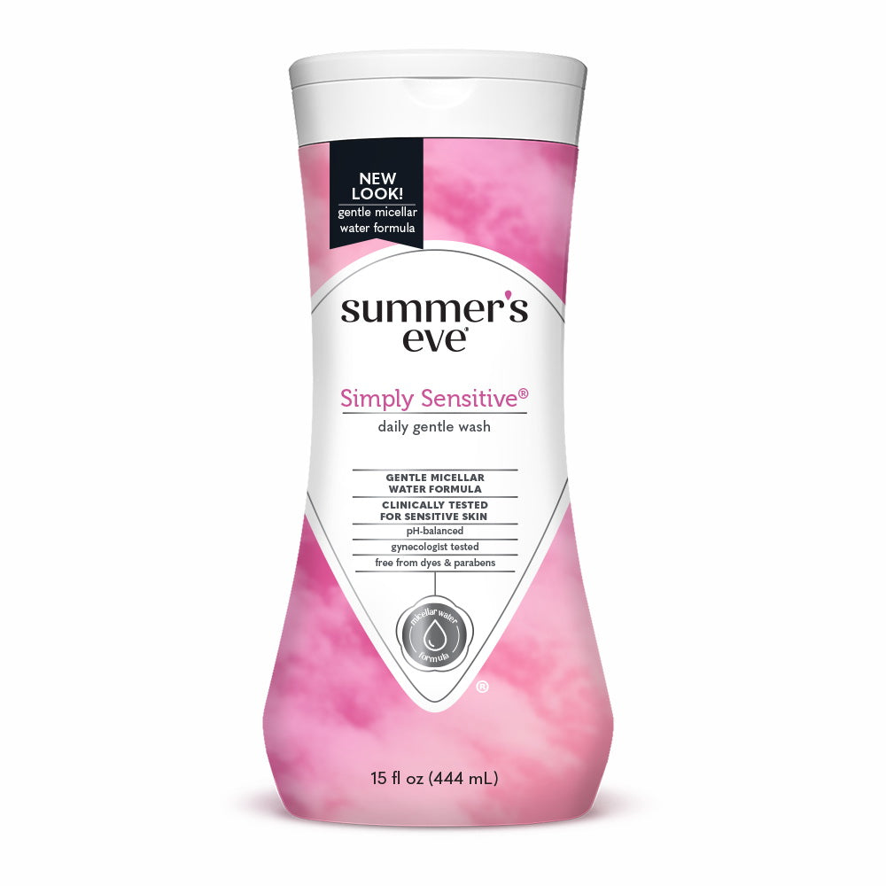 Summer'S Eve Simply Sensitive Daily Gentle All Over Feminine Body Wash, 15Fl Oz