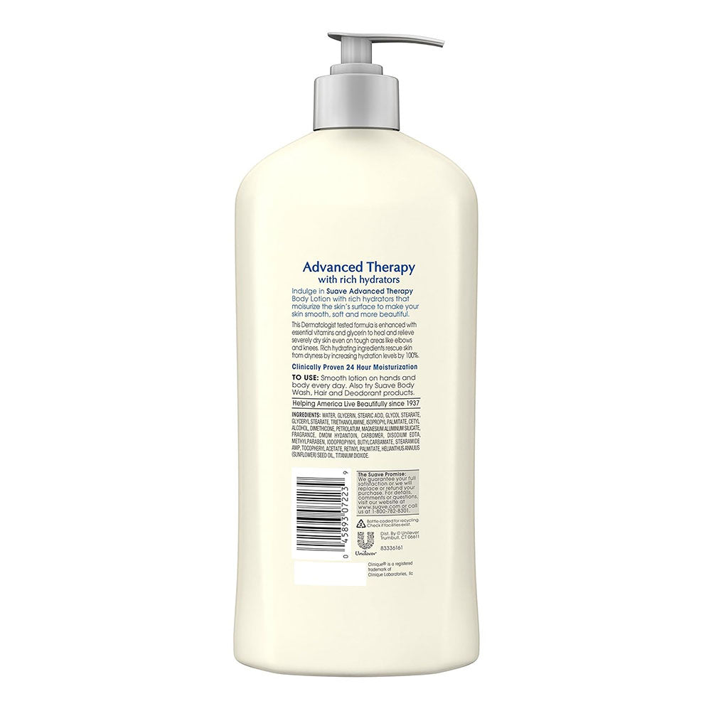 Suave Skin Solutions Body Lotion, Advanced Therapy, 18 Oz