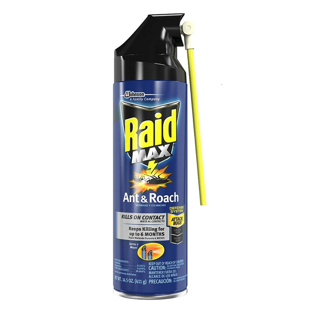 Raid Max Ant & Roach Aerosol Spray 14.50 Oz