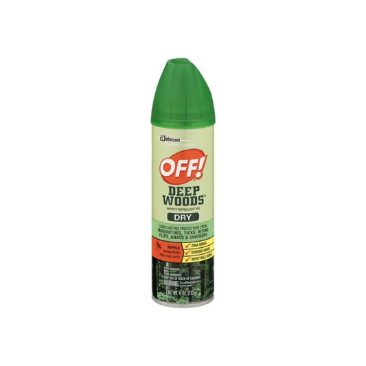 Off! Deep Woods Dry Aerosol Spray Insect Repellent 4 Oz