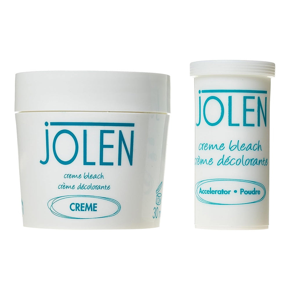 Jolen Creme Bleach Dark Hair Lightener Cream Original - 1.2 Oz Jar