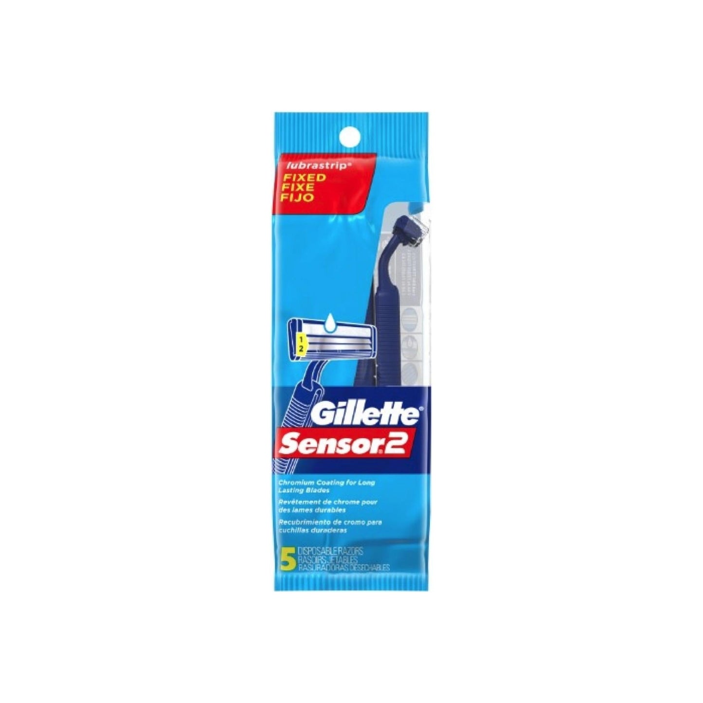 Gillette Sensor2 Disposable Razor 5 Ea