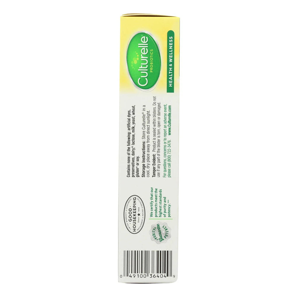 Culturelle Lactobacillus Vegetarian Dietary Supplement Gg Capsules - 30 Ea