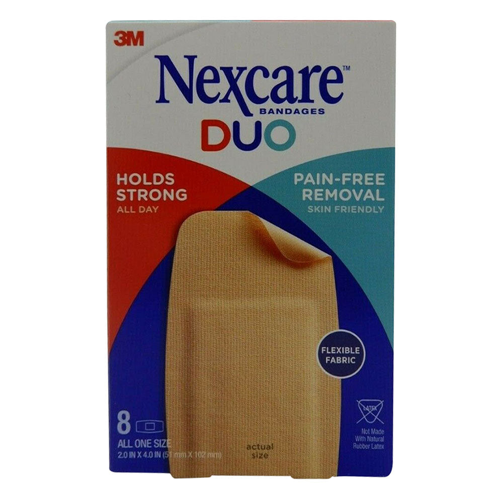 Nexcare, Duo Fabric Bandages Knee And Elbow