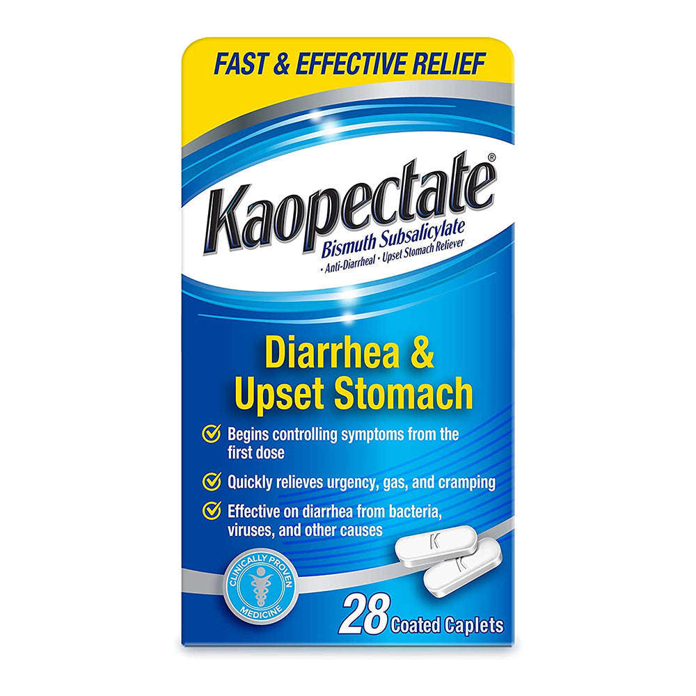 Kaopectate Multi-Symptom Anti-Diarrheal And Upset Stomach Reliever, 28 Count