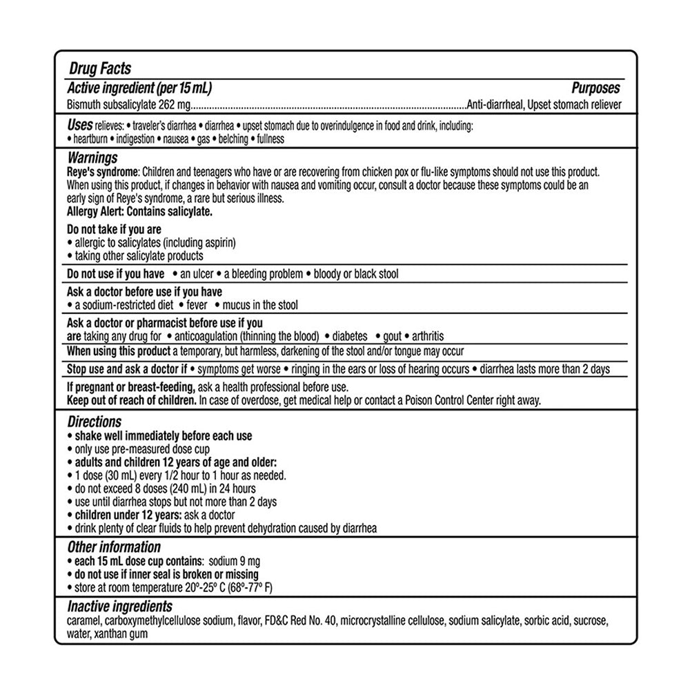 Kaopectate Diarrhea & Upset Stomach Reliever Peppermint Flavor - 11 Oz