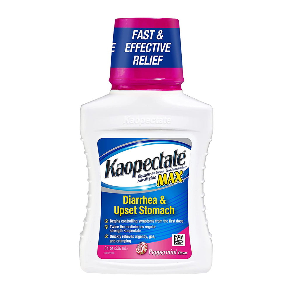 Kaopectate Max Diarrheal And Upset Stomach Peppermint - 8 Oz