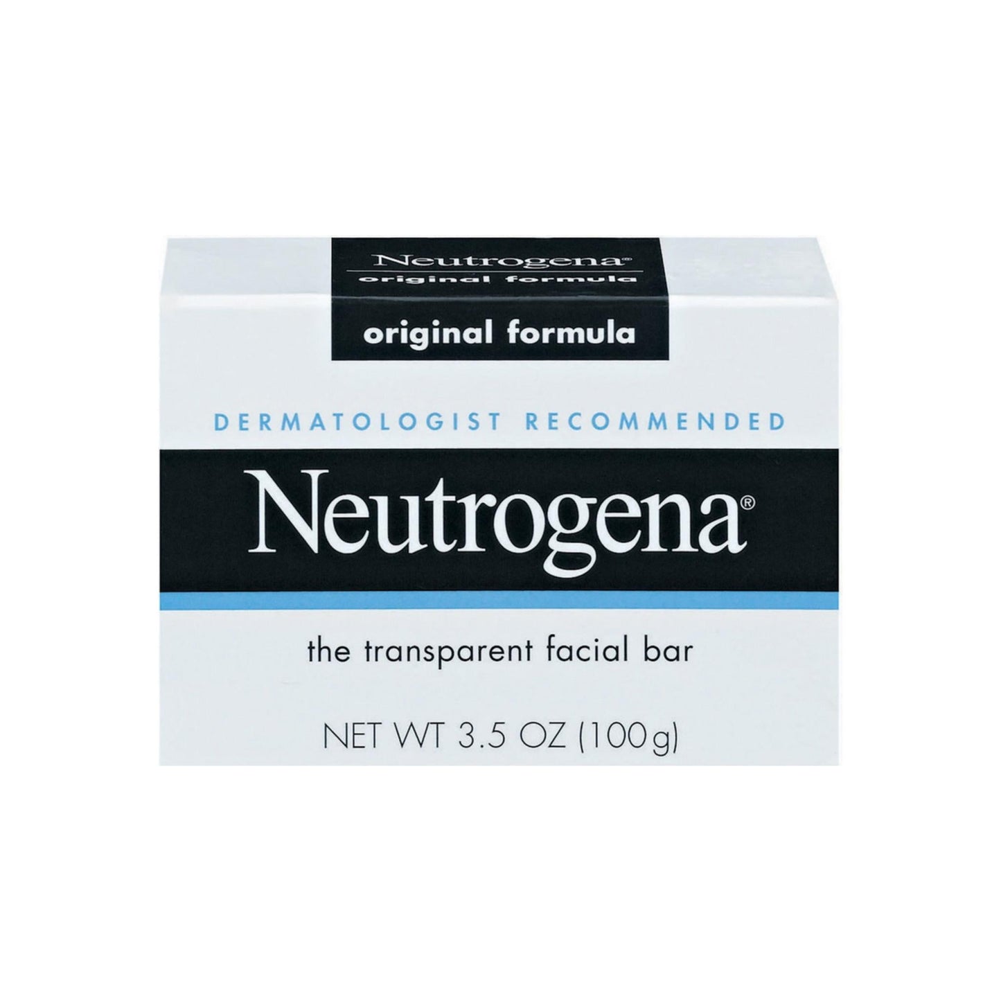 Neutrogena The Transparent Facial Bar Original Formula, 3.50 Oz
