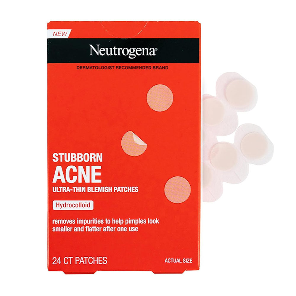 Neutrogena Stubborn Acne Pimple Patches, Acne Treatment For Face, 24 Patches