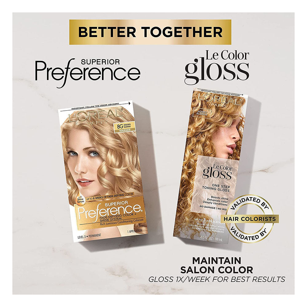 L'Oreal Superior Preference - 9Gr Light Reddish Blonde ,1Ct