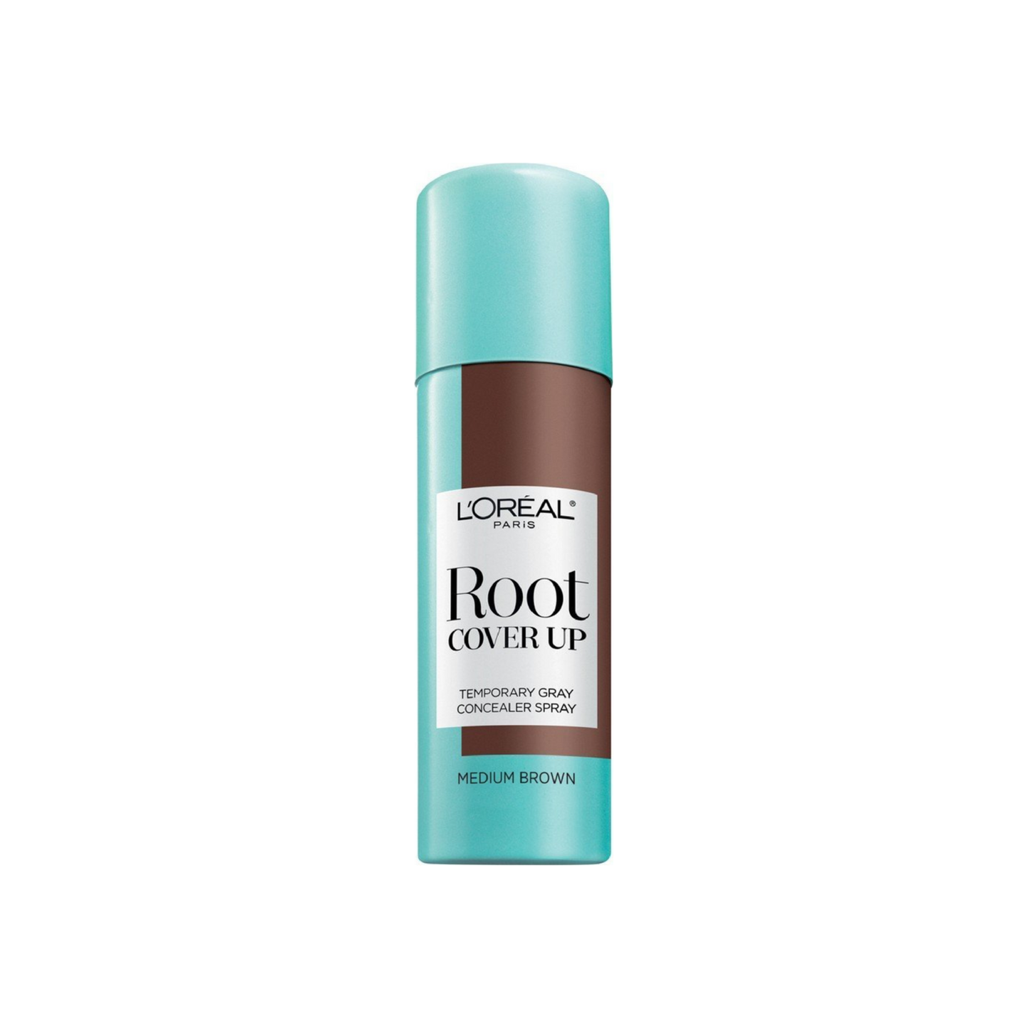 L'Oreal Paris Root Cover Up Temporary Gray Concealer Spray, Medium Brown 2 Oz