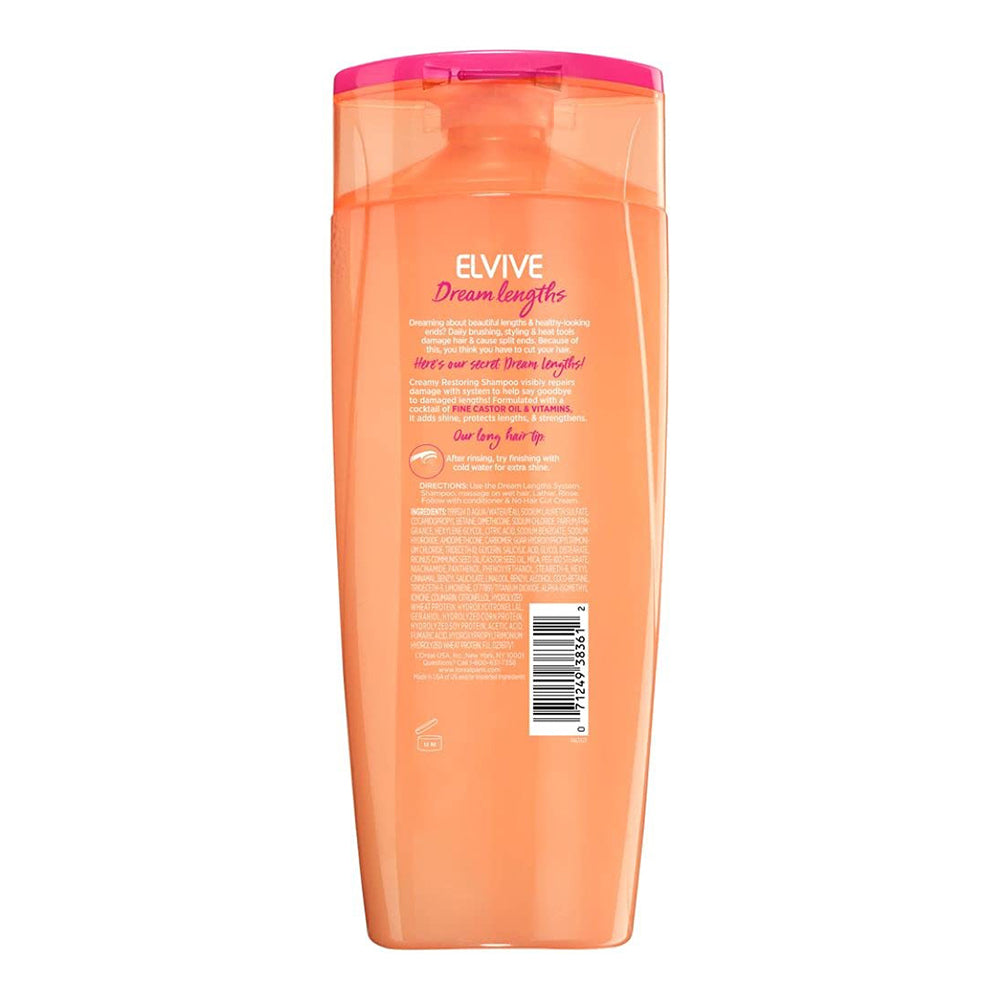 Loreal Paris Elvive Restoring Shampoo With Castor Oil - 12.6 Fl Oz