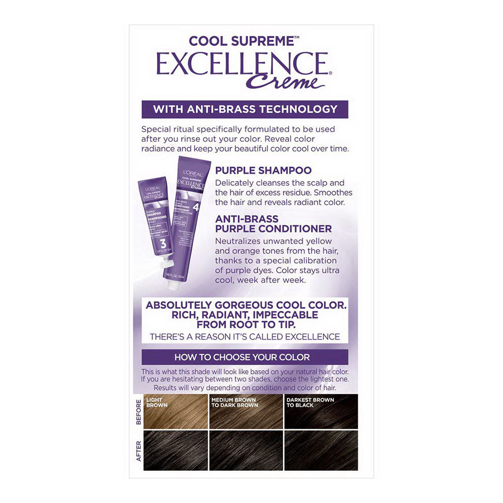 L'Oreal Paris Cool Supreme Permanent Hair Color, 1Ea