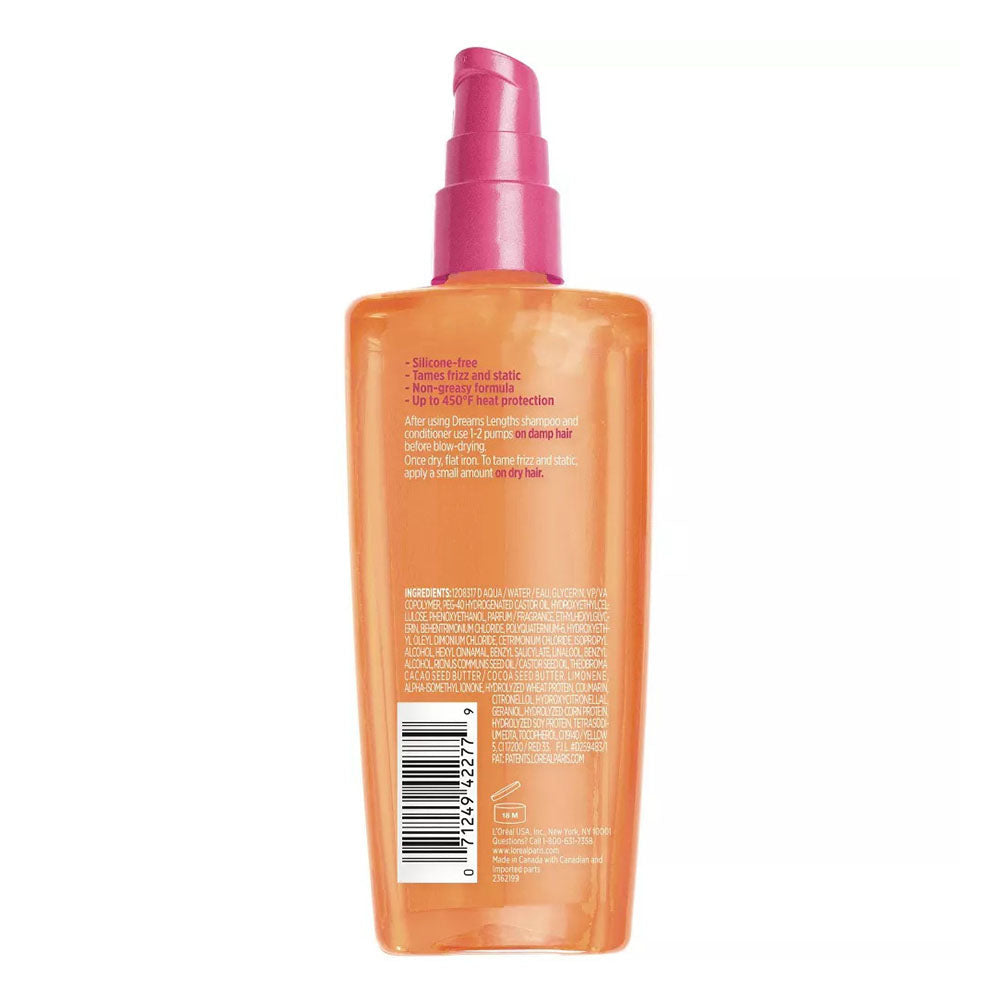 L'Oreal Paris Elvive Dream Lengths Frizz Killer Leave-In Serum, 3.4 Ounce