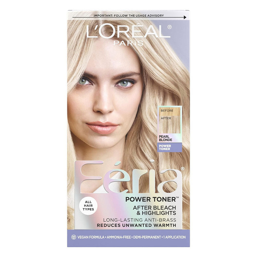 L'Oreal Paris Feria Anti Brass Hair Toner - 1 Ct, Ammonia Free - 1 Ea