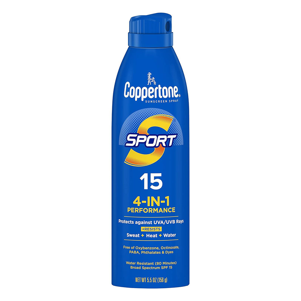Coppertone Sport Spf 15 Sunscreen Spray - 5.5 Oz