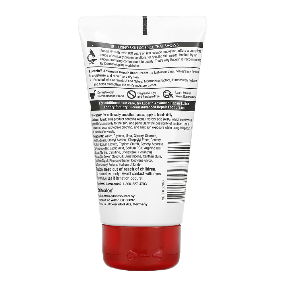 Eucerin Advanced Repair Hand Cream 2.7 Oz