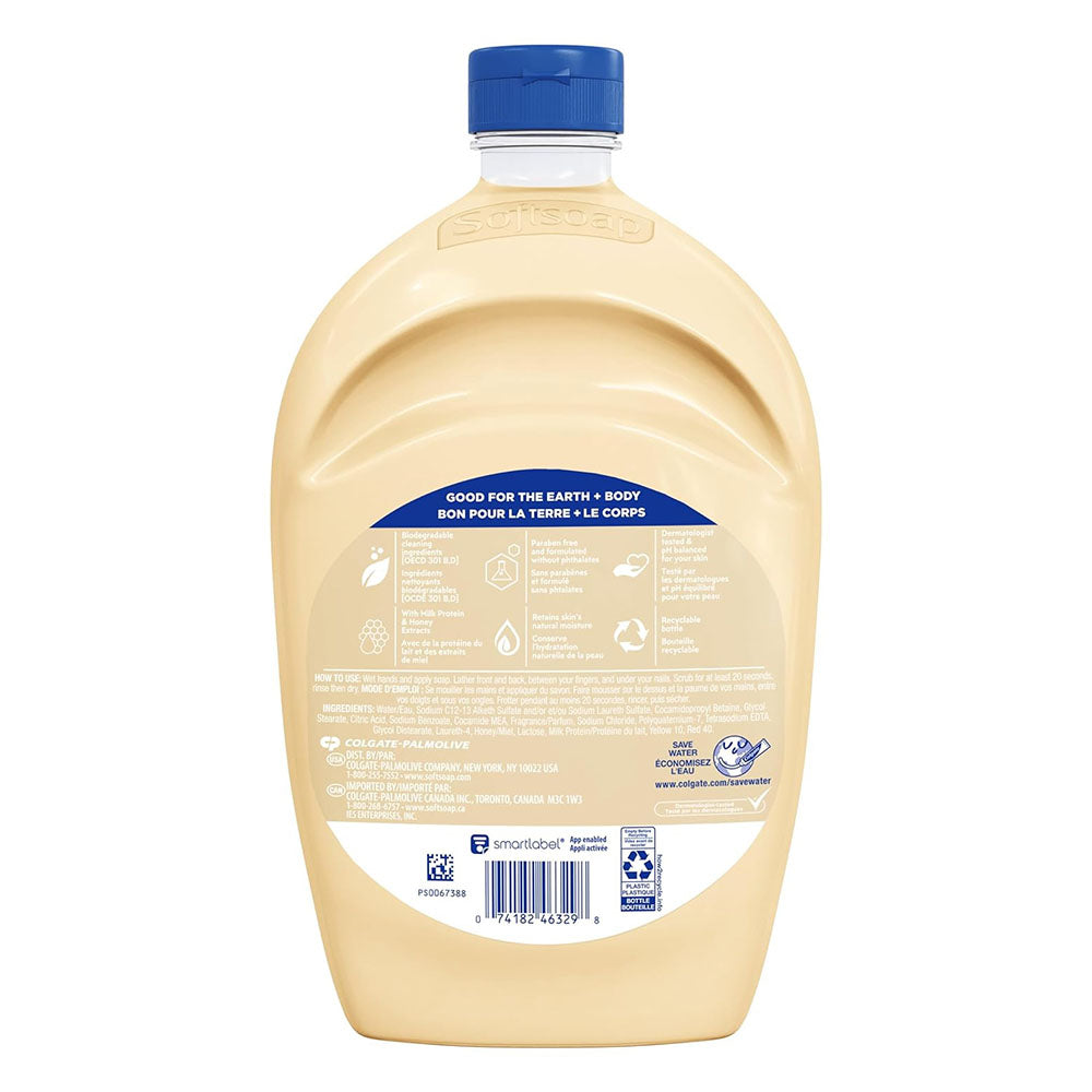 Softsoap Milk & Honey Scented, Liquid Hand Soap Refill, 50 Ounce