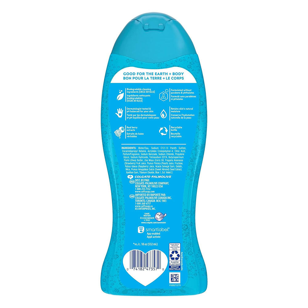 Softsoap Moisturizing Body Wash, Citrus Splash & Berries, 591 Ml