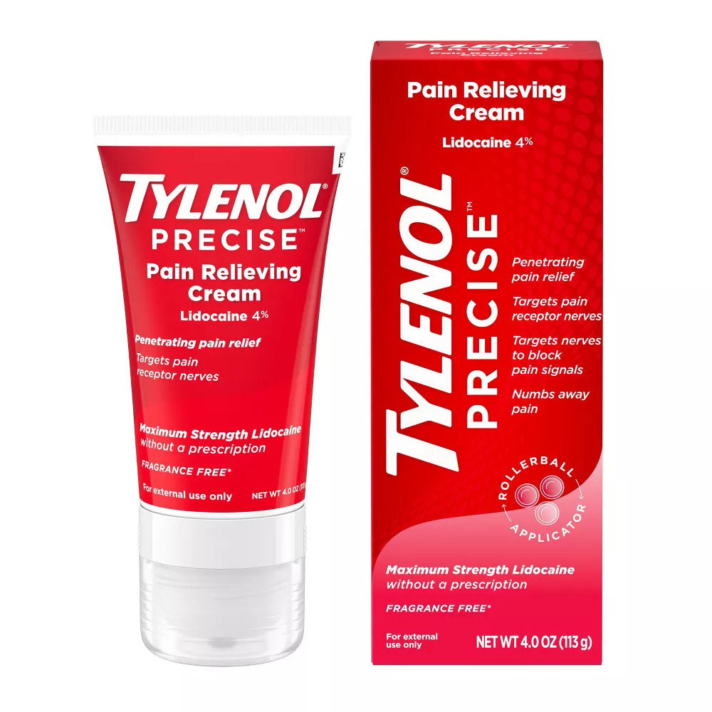 Tylenol Max Strength Lidocaine Pain Cream - 4 Oz