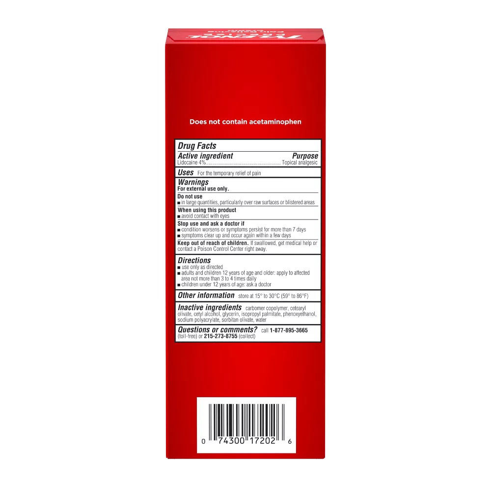 Tylenol Max Strength Lidocaine Pain Cream - 4 Oz
