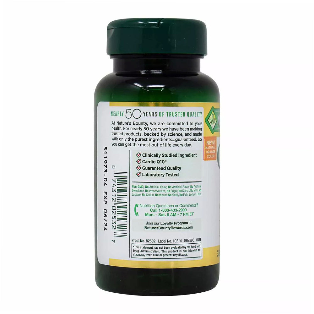Nature'S Bounty Cardio Q10, Co Q-10 400 Mg Softgels 39 Ea