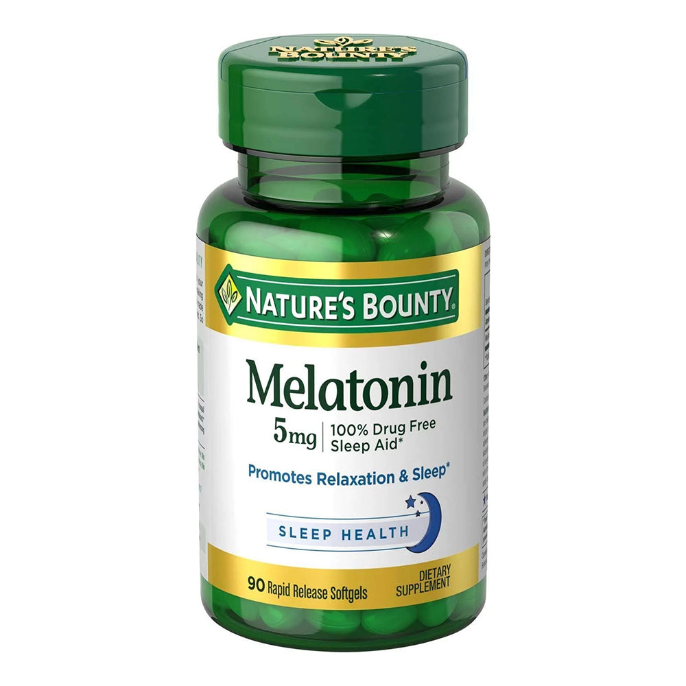 Nature'S Bounty Melatonin 5 Mg Softgels 90 Ea
