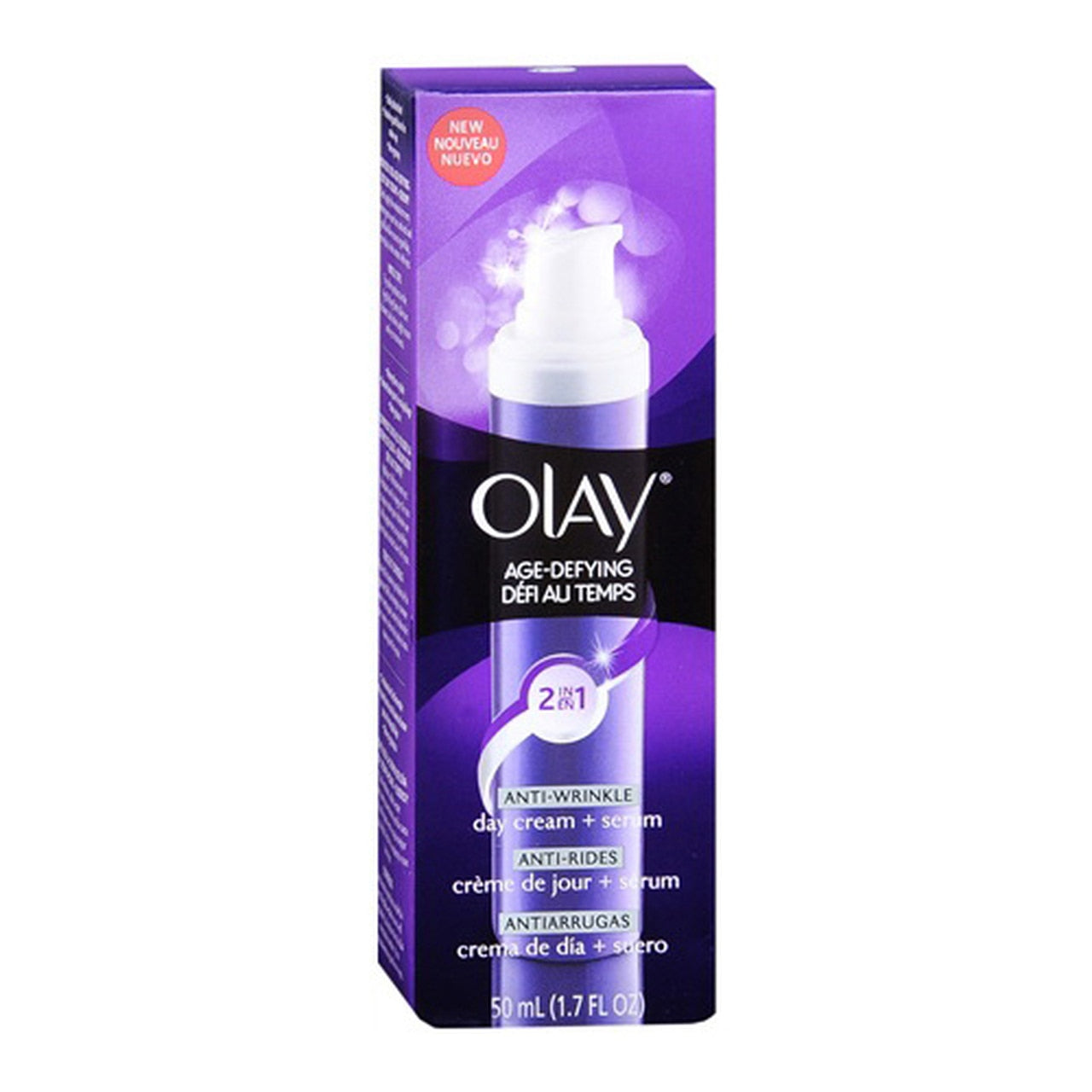 Olay Age Defying 2 In 1 Anti-Wrinkle Day Cream And Serum - 1.7 Oz