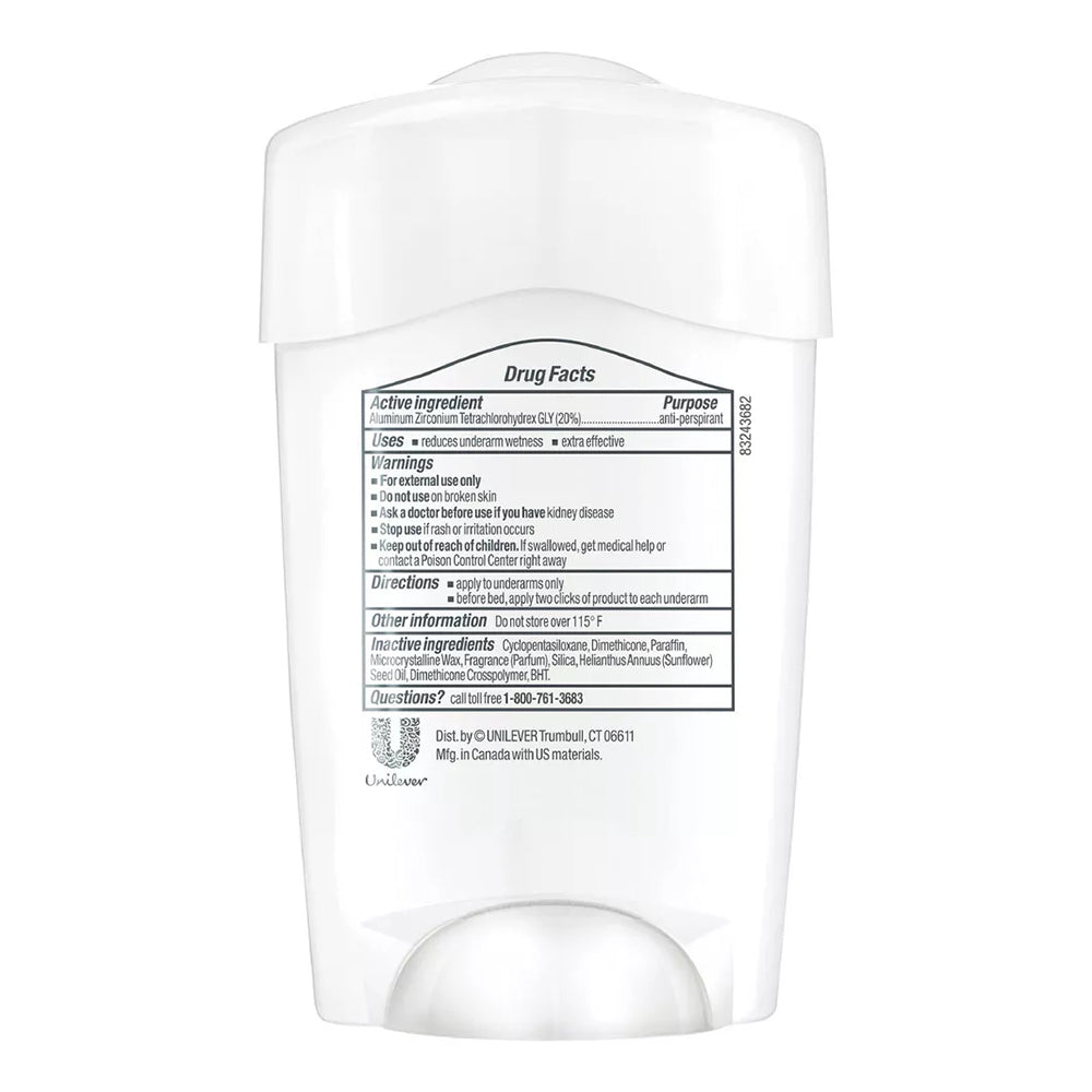 Dove Clinical Protection Anti Perspirant And Deodorant Solid, Original Clean - 1.7 Oz