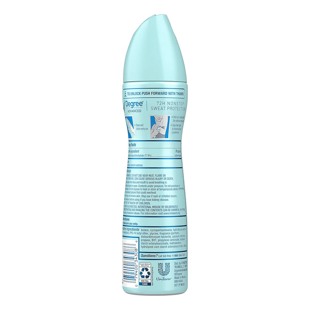 Degree Motionsense Anti-Perspirant Dry Spray, Shower Clean, Women - 3.8 Oz