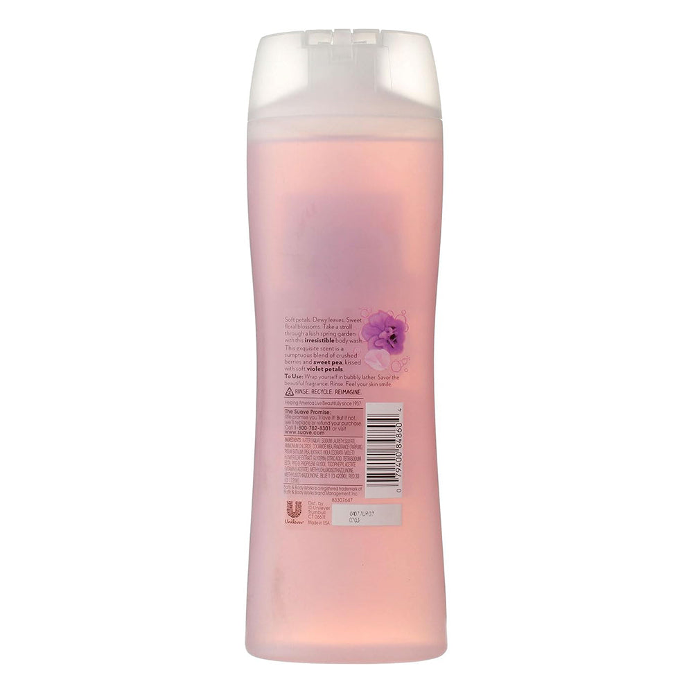 Suave Naturals Body Wash, Sweet Pea And Violet, 15 Oz