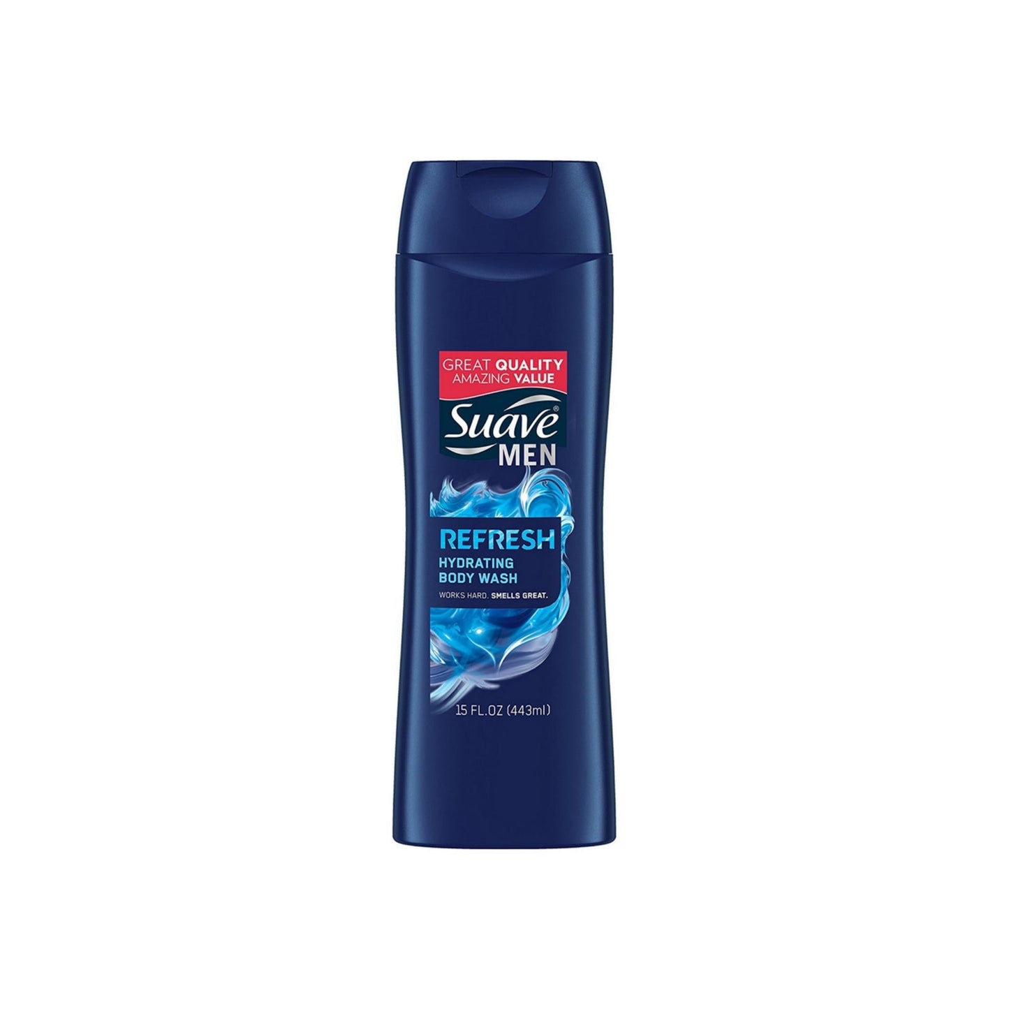 Suave Men Body Wash, Refreshing 12 Oz
